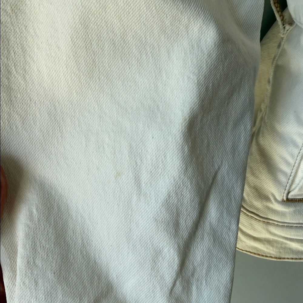 BODEN Ivory Belted Denim Jacket - Picture 8 of 10